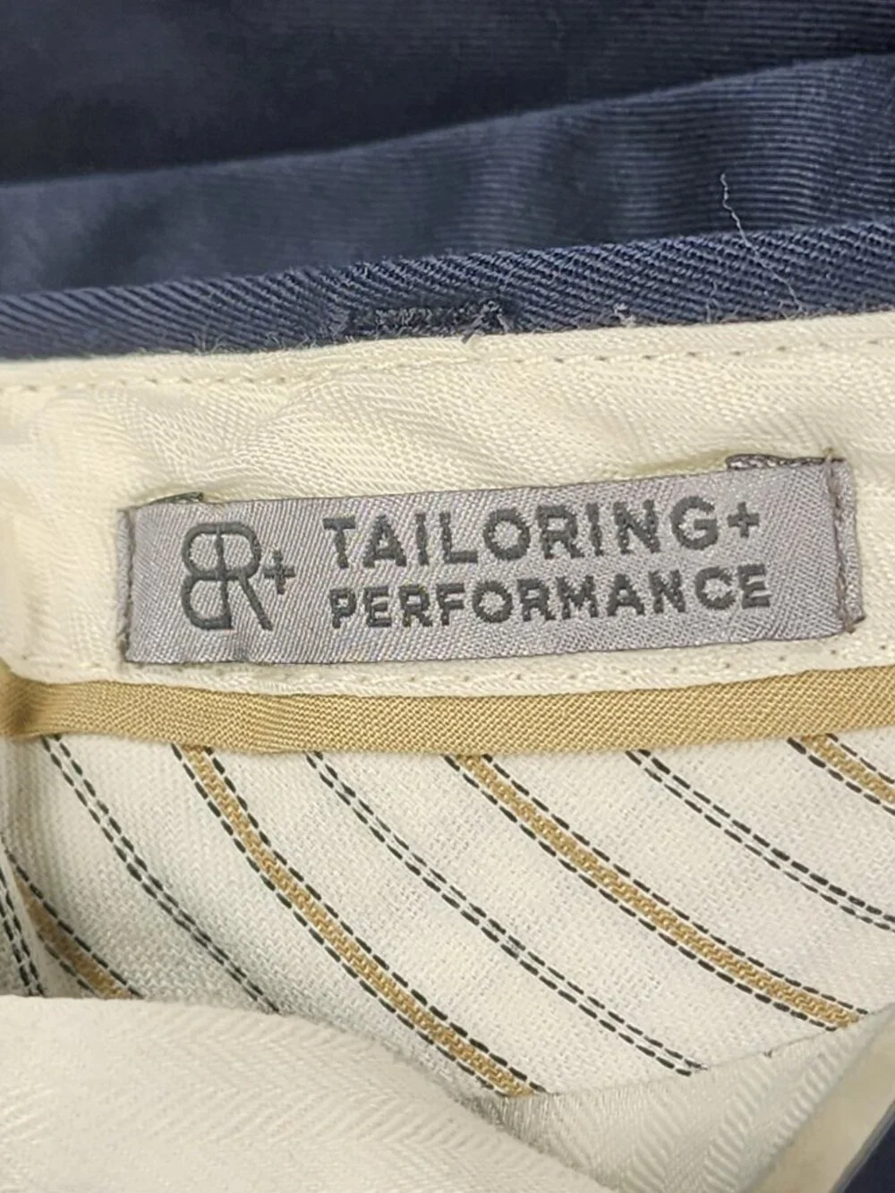 Banana Republic Mens 30x32 Navy Blue Aiden Chino Performance Comfort Pants EX